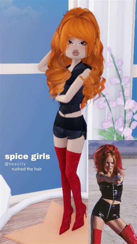 dress to impress spice girl.